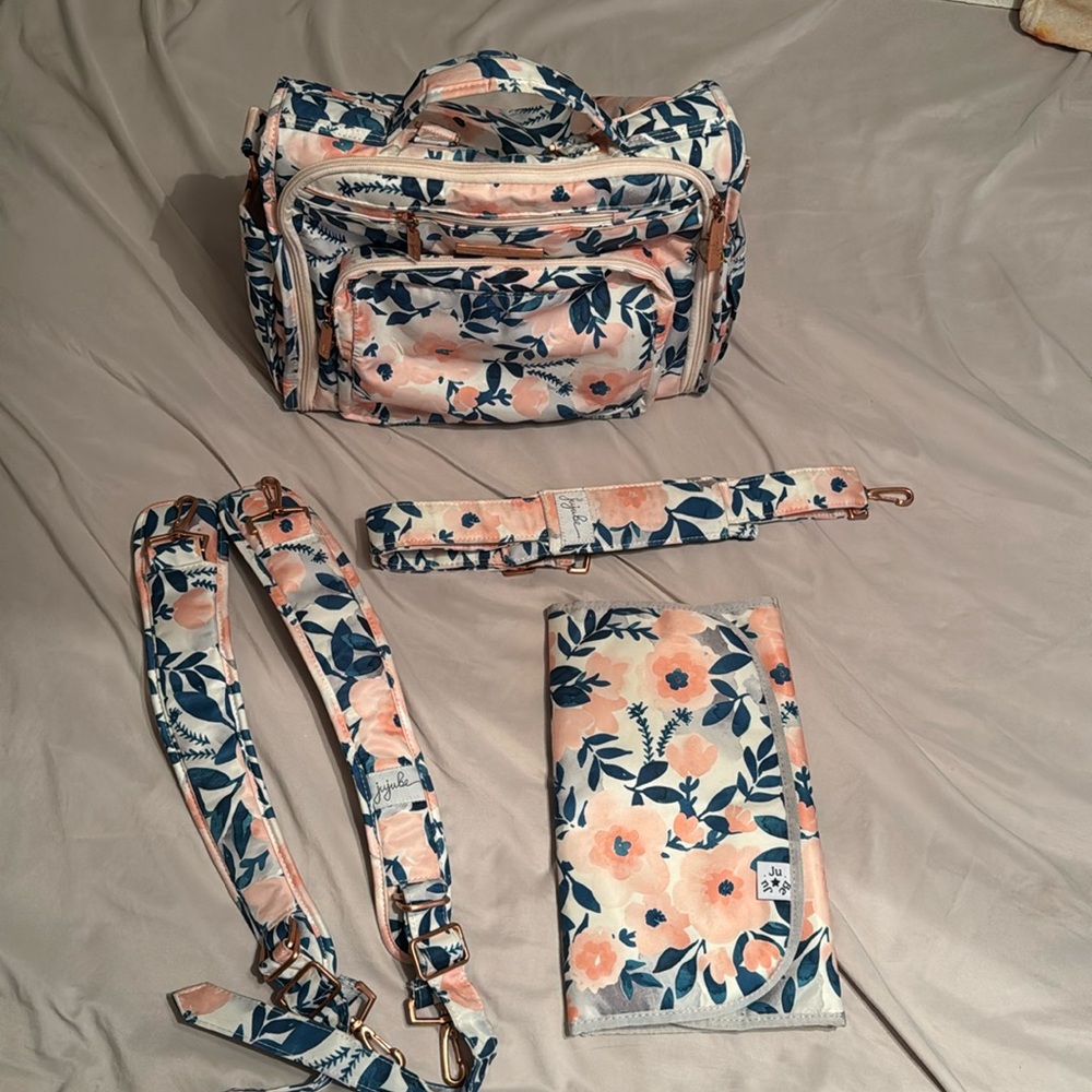 Jujube whimsical Watercolor BFF Diaper Bag backpack